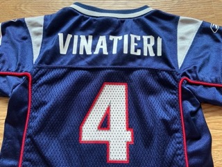 Adam Vinateri New England Patriots Reebok Jersey size 3T NFL Football Boys brady - image 3