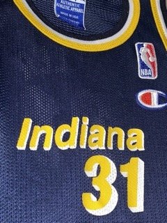 Reggie Miller Size 4T Indiana Pacers Vintage Champion Toddler Jersey Blue Boys