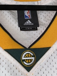 Kevin Durant Size L Seattle Supersonics Swingman Nba Adidas Authentic Jersey 35 - image 6