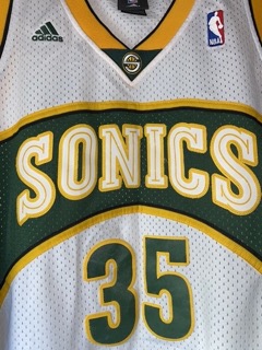 Kevin Durant Size L Seattle Supersonics Swingman Nba Adidas Authentic Jersey 35 - image 4