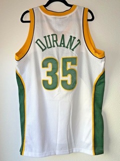 Kevin Durant Size L Seattle Supersonics Swingman Nba Adidas Authentic Jersey 35 - image 3
