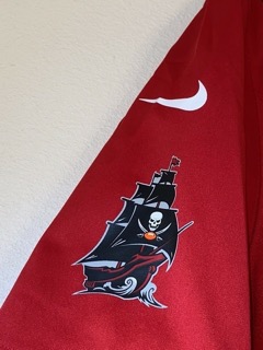 Tom Brady Super Bowl LIV Tampa Bay Bucs Nike NFL Jersey Red Mens Size L NWT - image 6