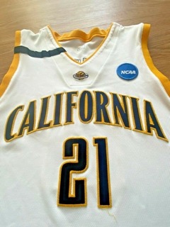Omondi Amoke Cal Bears 2009 NCAA Basketball Tournament Game Issued Nike Jersey - image 6