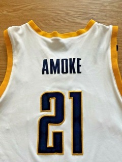 Omondi Amoke Cal Bears 2009 NCAA Basketball Tournament Game Issued Nike Jersey - image 4