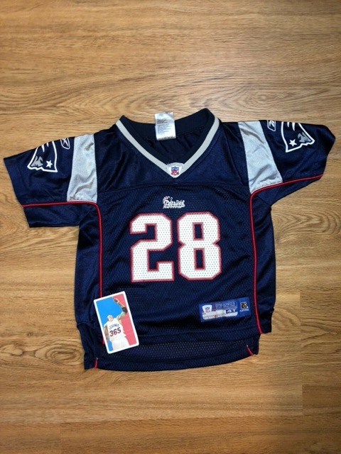 Corey Dillon New England Patriots Reebok Blue New Large Reebok Jersey