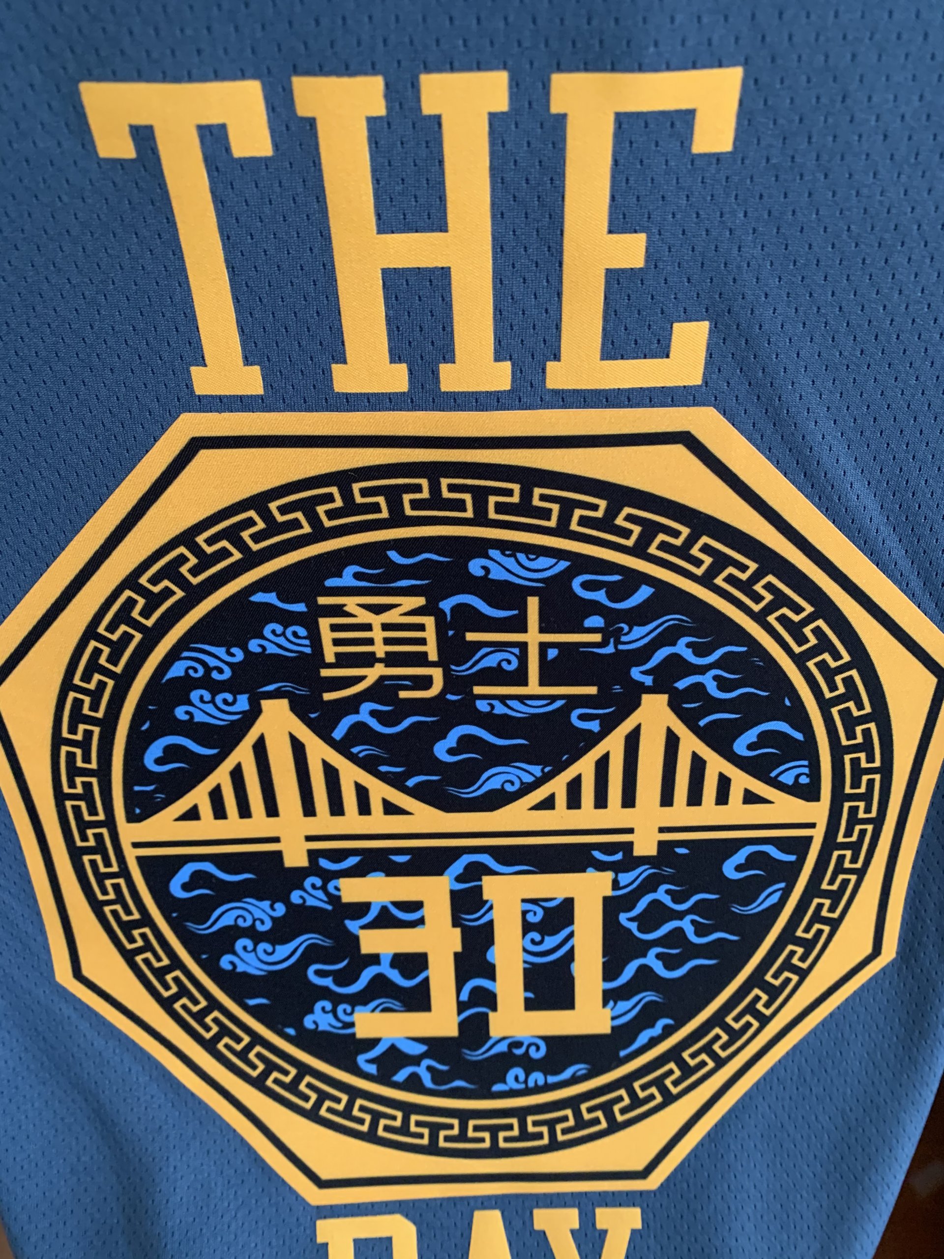 Golden State Warriors Stephen Curry The Bay Blue Jerseyave Marketplace