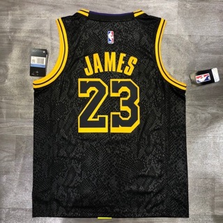Los Angeles Lakers 23 Lebron James Black - image 8