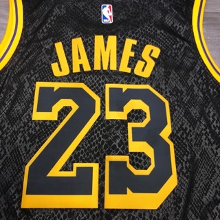 Los Angeles Lakers 23 Lebron James Black - image 11