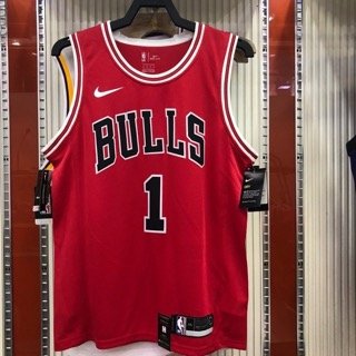 Chicago Bulls 1 Derrick Rose Red