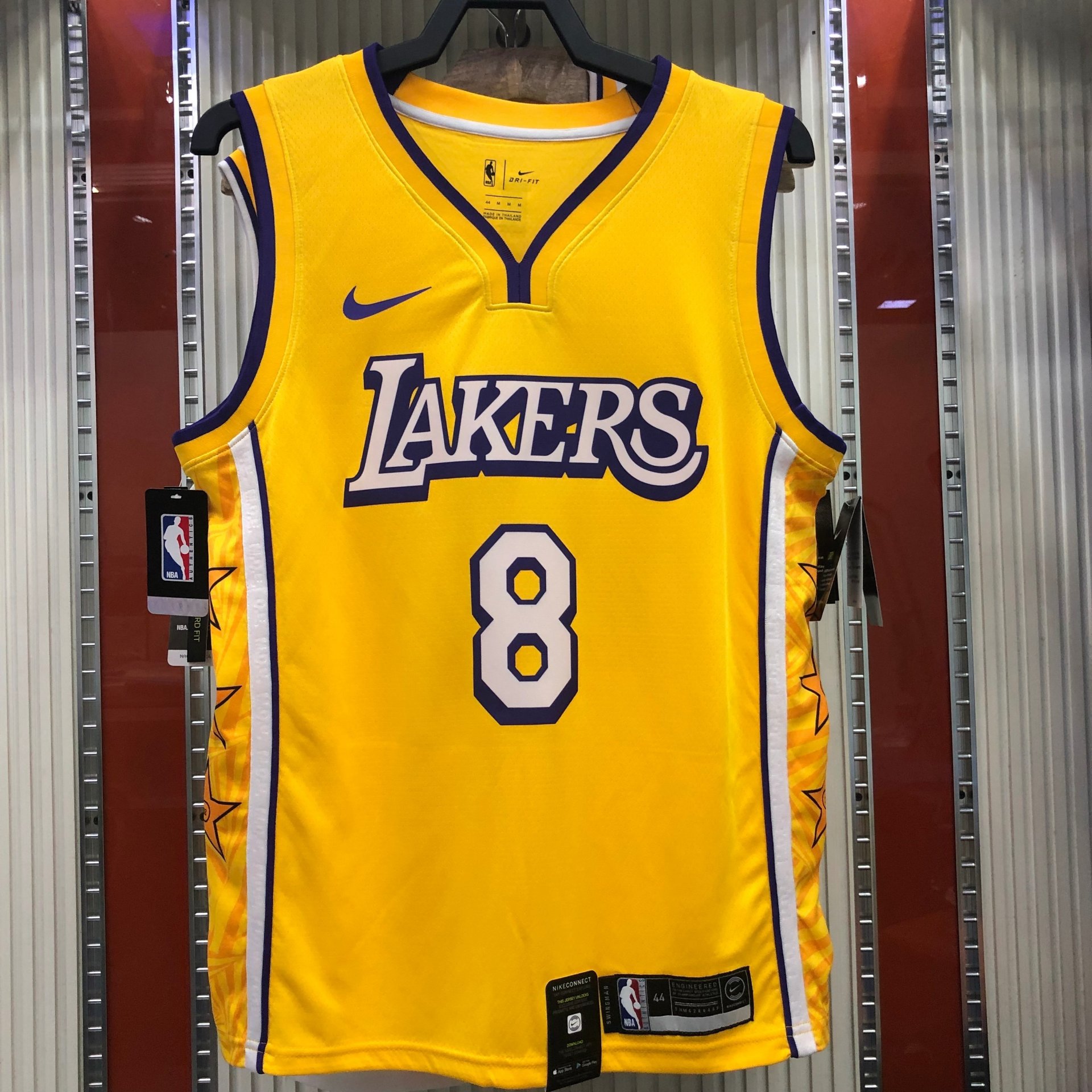 Kobe Bryant Los Angeles Lakers NO. 8 Black Mamba City Edition