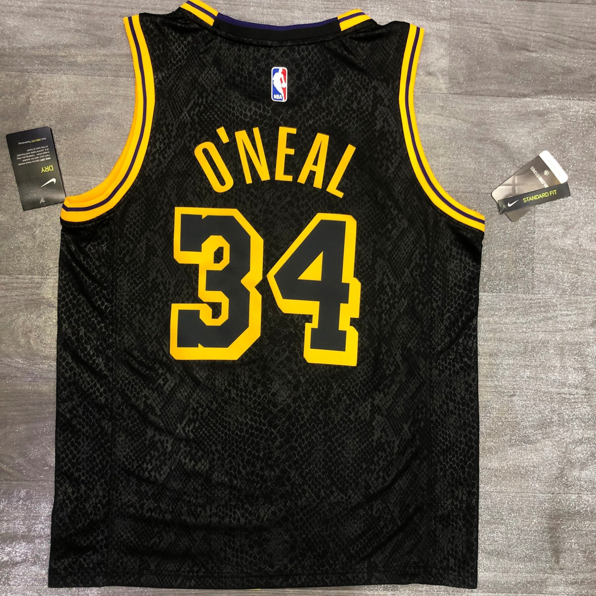 Authentic Nike SHAQUILLE O'NEAL #34 Los Angeles Lakers Jersey Size