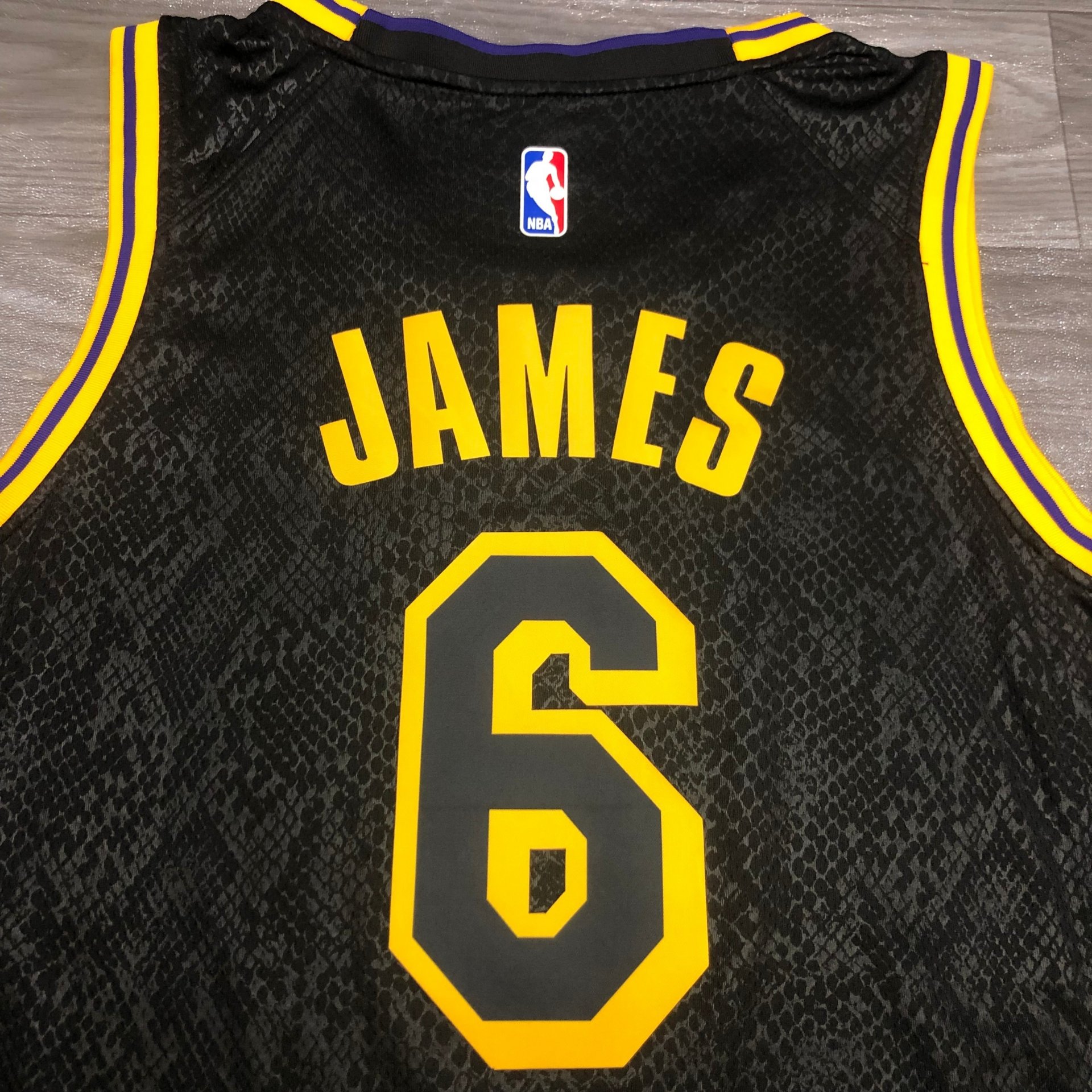 LeBron James Los Angeles Lakers Black Mamba Jersey
