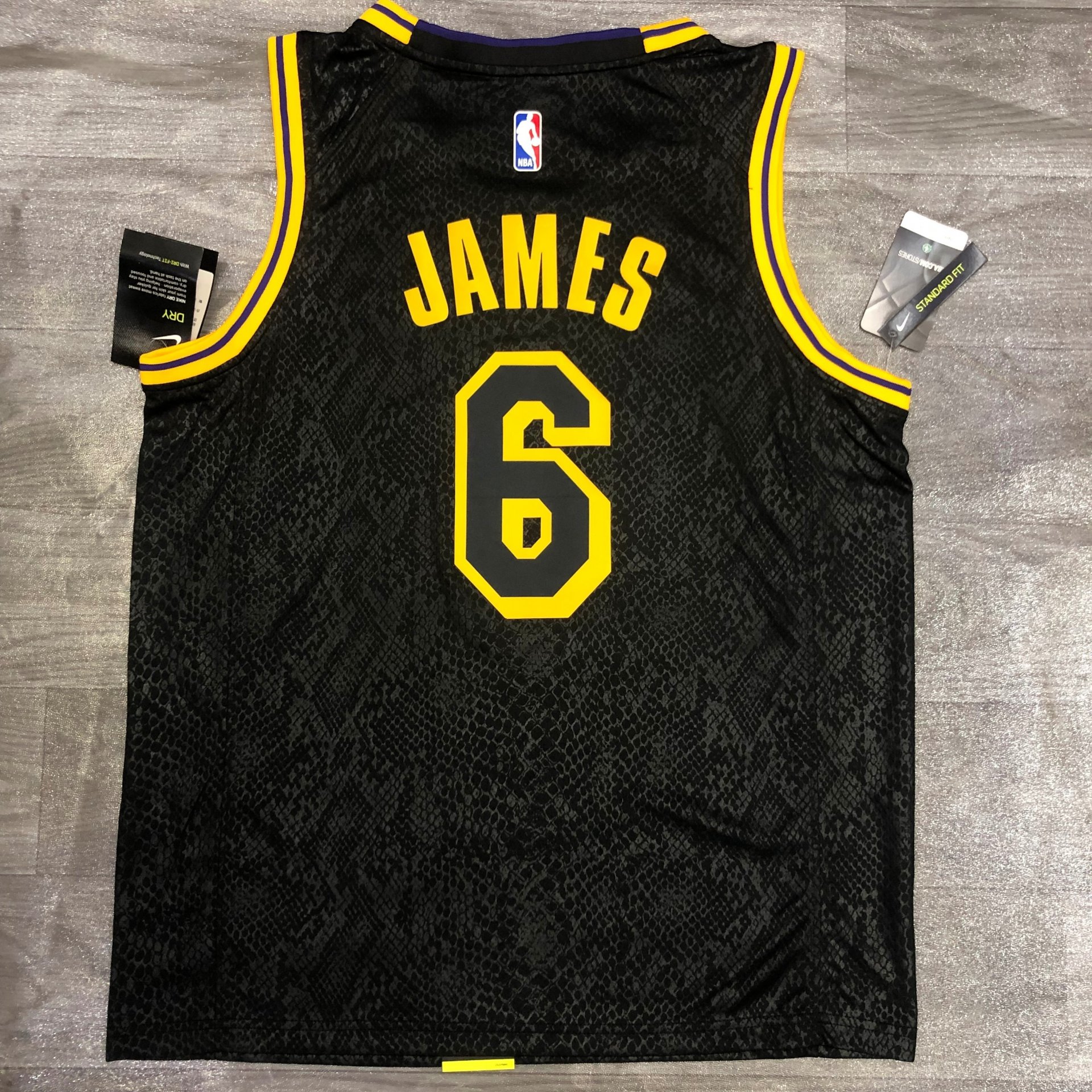 Lebron James - Los Angeles Lakers #6 *Black Mamba* - JerseyAve - Marketplace
