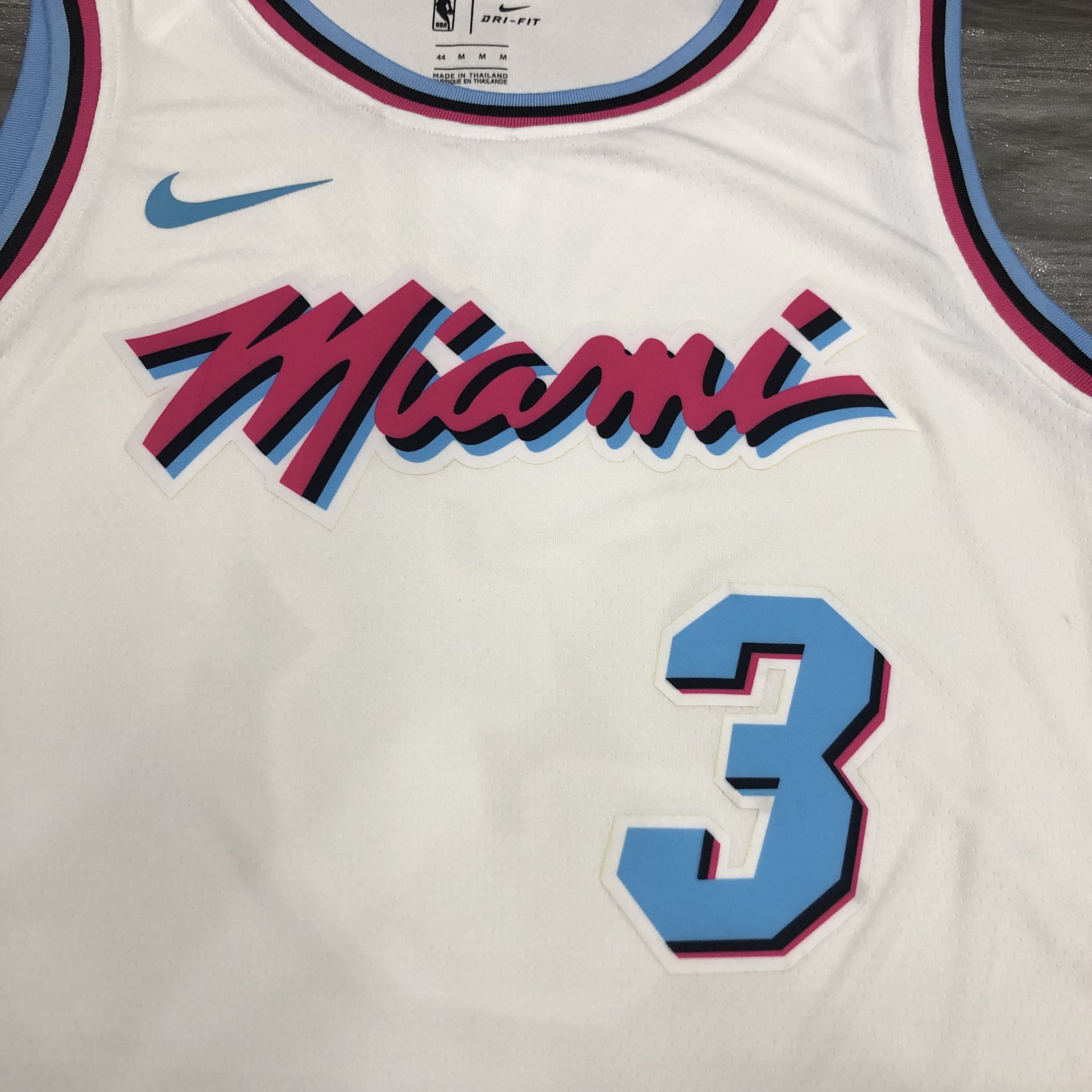 Dwyane Wade - Miami Heat *VICE - White* #3 - JerseyAve - Marketplace