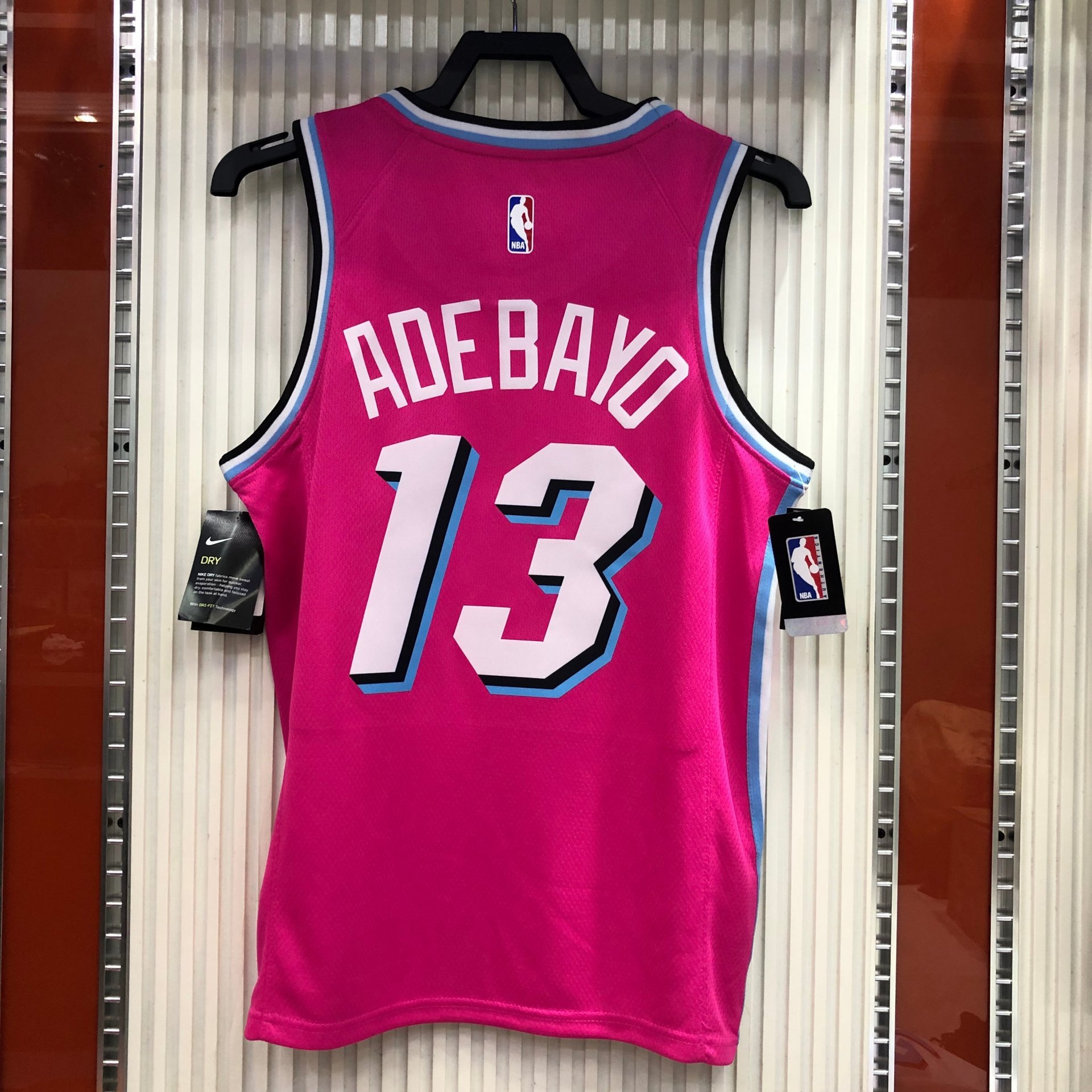 Bam Ado 13 Miami Heat Pink City Edition Basketball Jersey