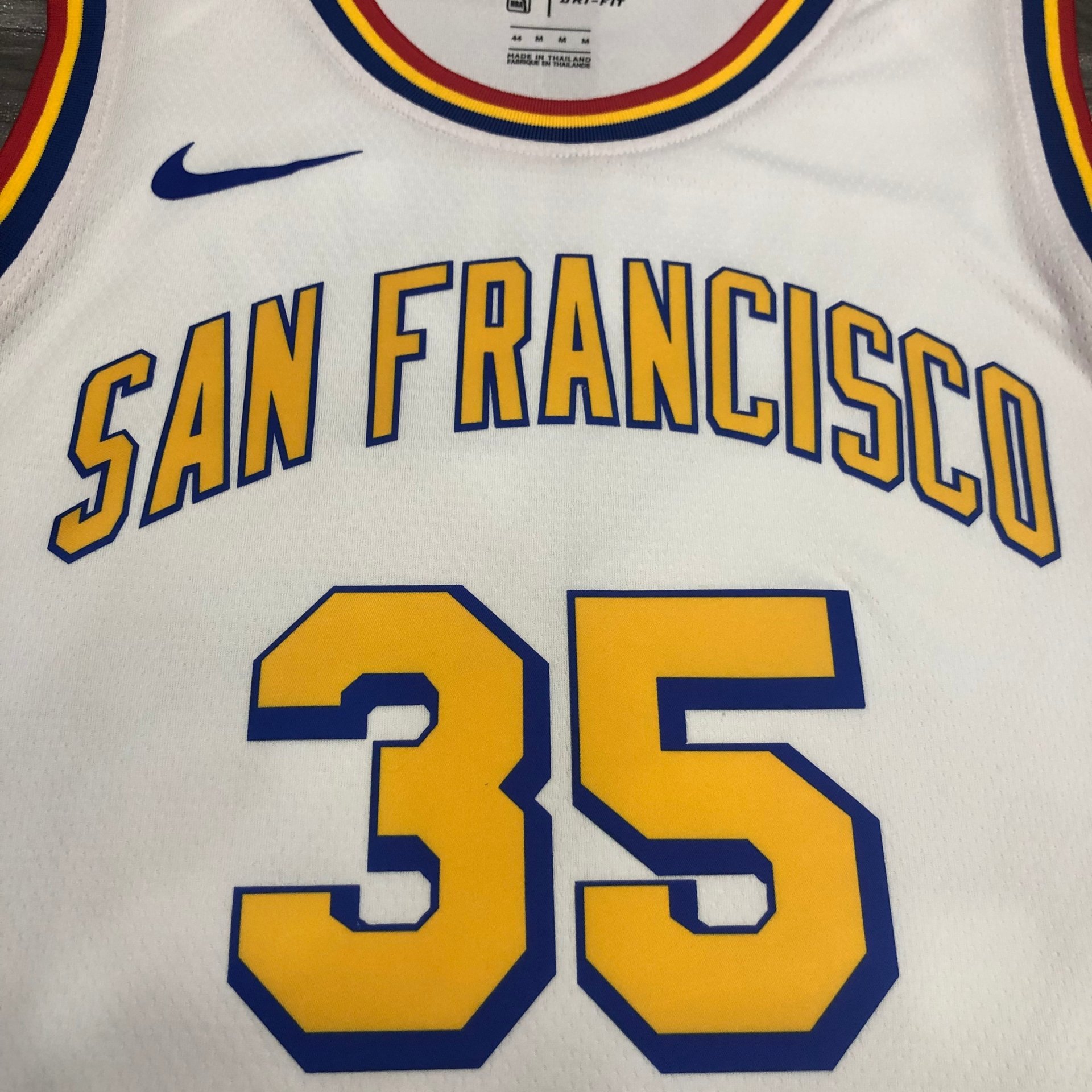 Kevin Durant Signed Golden State Warriors City Edition Jersey