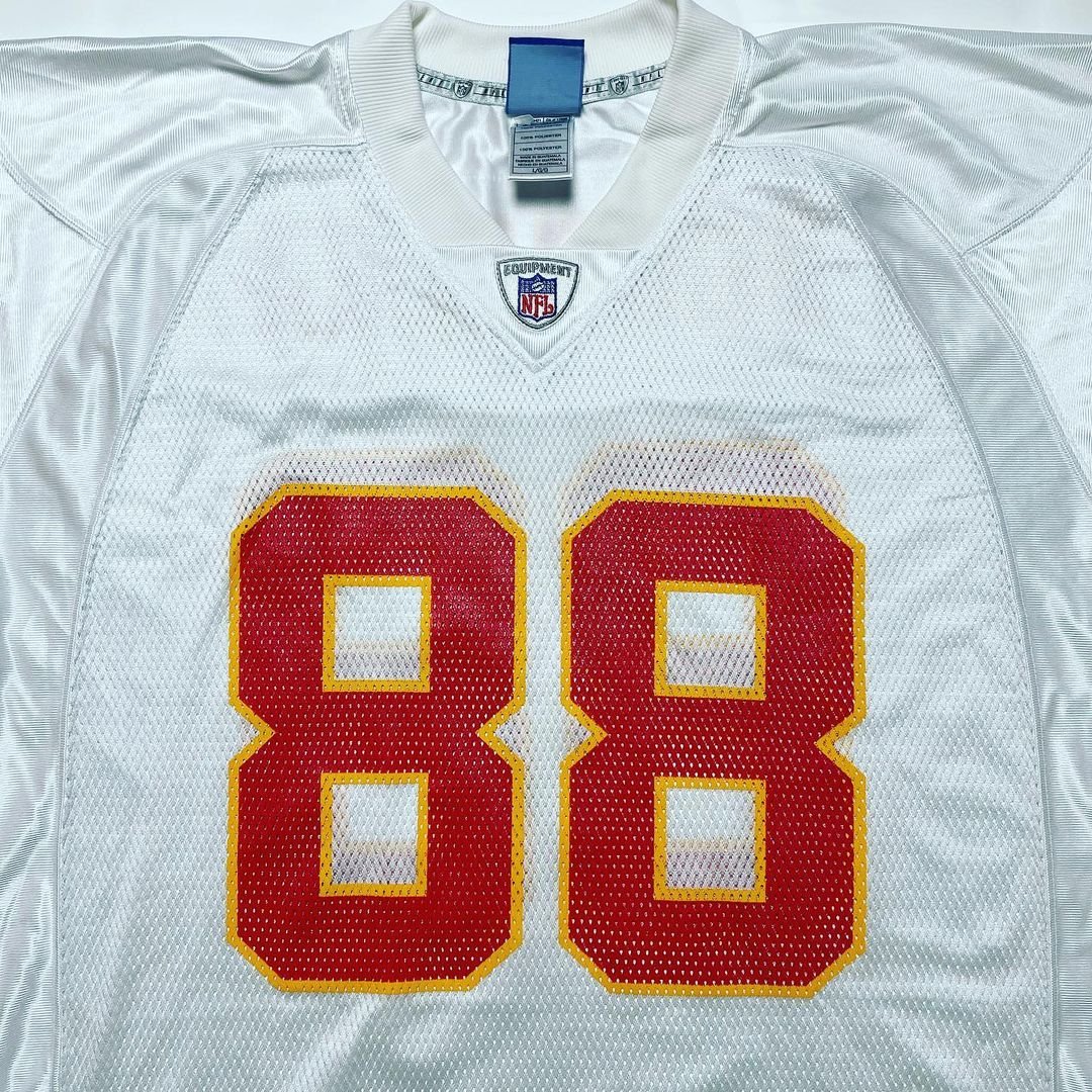 2001 KANSAS CITY CHIEFS GONZALEZ #88 REEBOK JERSEY (ALTERNATE) XL - Classic  American Sports