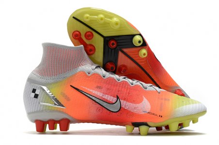 Men's shoes Nike Assassin 14 generation high-top fully knitted waterproof AG football shoes Nike Superfly 8 EliteAG - image 6