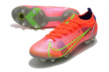 Nike Assassin 14th generation low-top waterproof knitted SG football boots Nike Mercurial Vapor XIV Elite SG PRO Anti Clog