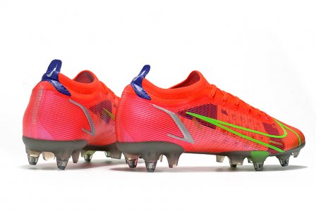 Nike Assassin 14th generation low-top waterproof knitted SG football boots Nike Mercurial Vapor XIV Elite SG PRO Anti Clog - image 5