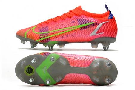 Nike Assassin 14th generation low-top waterproof knitted SG football boots Nike Mercurial Vapor XIV Elite SG PRO Anti Clog - image 4