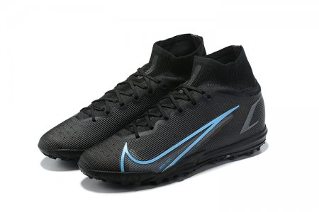 Nike Assassin 14th generation high-top full-knit waterproof MD studded football boots Nike Superfly 8 Elite TF - image 16