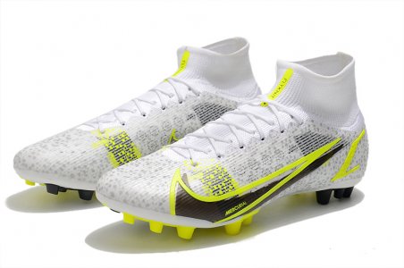 Nike Assassin 14 high top all knit waterproof FG football shoes Nike Superfly 8 Elite AG39-45 - image 5