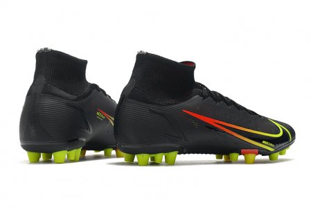Nike Assassin 14 high top all knit waterproof FG football shoes Nike Superfly 8 EliteAG39-45 - image 6