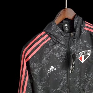2021-2022 Windbreaker Sao Paulo Black Pattern S-2XL - image 5