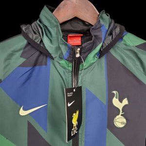 2021-2022 Windbreaker Tottenham Green Blue S-XXL