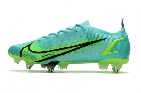 Nike assassin 14th generation low top waterproof knitted SG football shoe Nike Mercurial Vapor XIV elite SG Pro anti clo - image 3