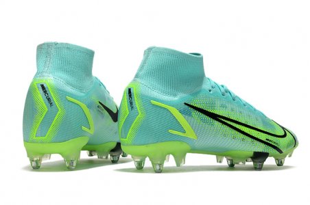 Nike assassin 14th generation high help knit waterproof SG football shoe Nike mercurial Superfly VIII elite SG Pro anti clog39-45 - image 5