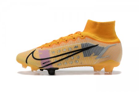 Nike assassin 14th generation high Gang full knit waterproof FG football shoe Nike Superfly 8 elite fg39-45  . - image 3