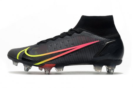 Nike assassin 14th generation high help knit waterproof SG football shoe Nike mercurial Superfly VIII elite SG Pro anti clog39-45 - image 3