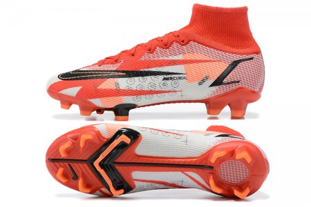 Nike European Cup assassin 14th generation c Luo's exclusive "spark initiative" high help full knit waterproof FG football shoe Nike Superfly 8 spark initiative CR7 elite fg39-45 - image 4