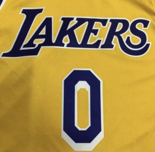 Russell Westbrook - Los Angeles Lakers #0 Yellow 2021-2022 - image 6