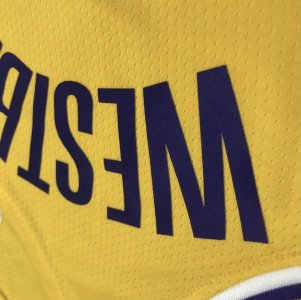 Russell Westbrook - Los Angeles Lakers #0 Yellow 2021-2022 - image 3