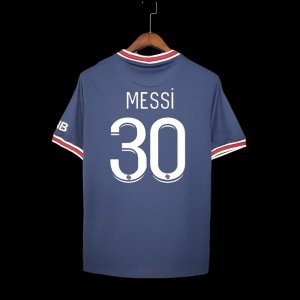 Men Adult 2021-2022 PSG Home 30#MESSII short sleeve Jerseys Football Sportwear Shirts