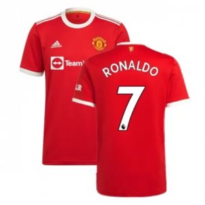 Cristiano Ronaldo Manchester united shirt 202021-2022 Home Red Football Jersey - image 3