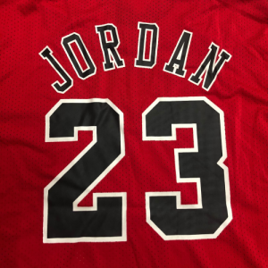 Men's Chicago Bulls Michael Jordan #23 Mitchell&Ness Red Name And Number Mesh Top - image 3