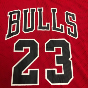 Men's Chicago Bulls Michael Jordan #23 Mitchell&Ness Red Name And Number Mesh Top - image 4