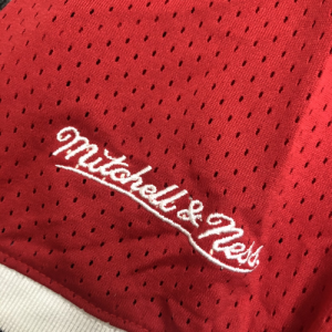 Men's Chicago Bulls Scottie Pippen #33 Mitchell&Ness Red Name And Number Mesh Top - image 4