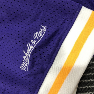 Los Angeles Lakers Kobe Bryant #8 Mitchell&Ness Purple Name And Number Mesh Top - image 4