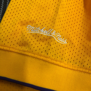 Los Angeles Lakers Kobe Bryant #8 Mitchell&Ness Yellow Name And Number Mesh Top - image 4