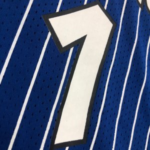 Tim Hardaway - Orlando Magic / Blue stripped Mesh Top - image 14