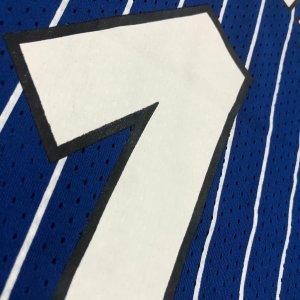 Tim Hardaway - Orlando Magic / Blue stripped Mesh Top - image 13