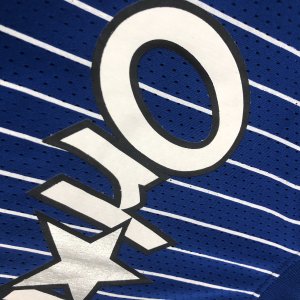 Tim Hardaway - Orlando Magic / Blue stripped Mesh Top - image 12
