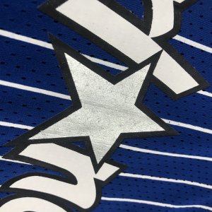 Tim Hardaway - Orlando Magic / Blue stripped Mesh Top - image 8