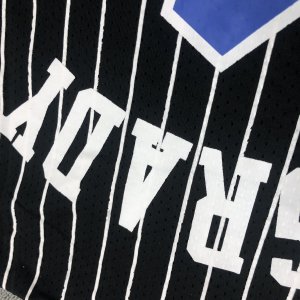 Tracy McGrady - Orlando Magic / Black stripped Mesh top - image 4