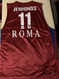 NBA Brandon Jennings Euroleague - Virtus Roma Authentic Jersey